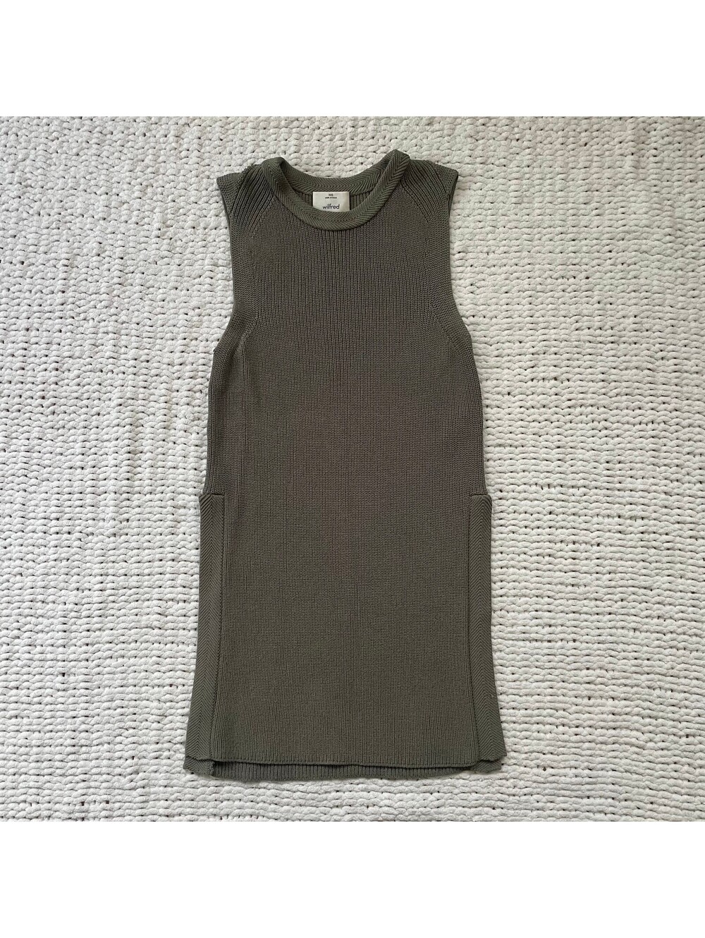 Aritzia Wilfred Women's Green Palmier Tunic - Size XXS